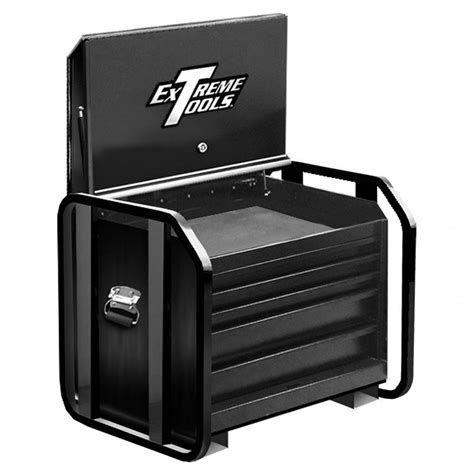 challenge deluxe metal tool box|extreme tools road box.